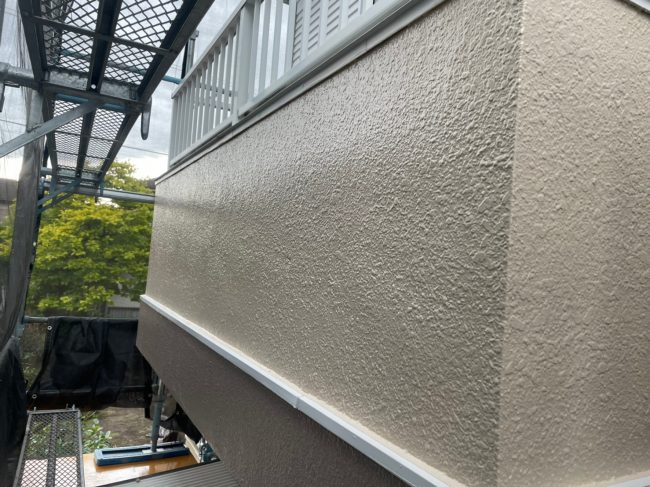 茅ヶ崎のＫ様邸で屋根外壁塗装工事